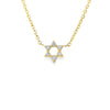 14kt Gold Diamond Mini Diamond Star of David