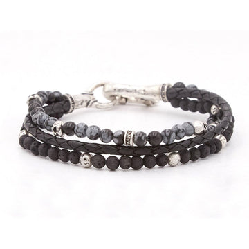 John Varvatos Mixed Metal Bracelet