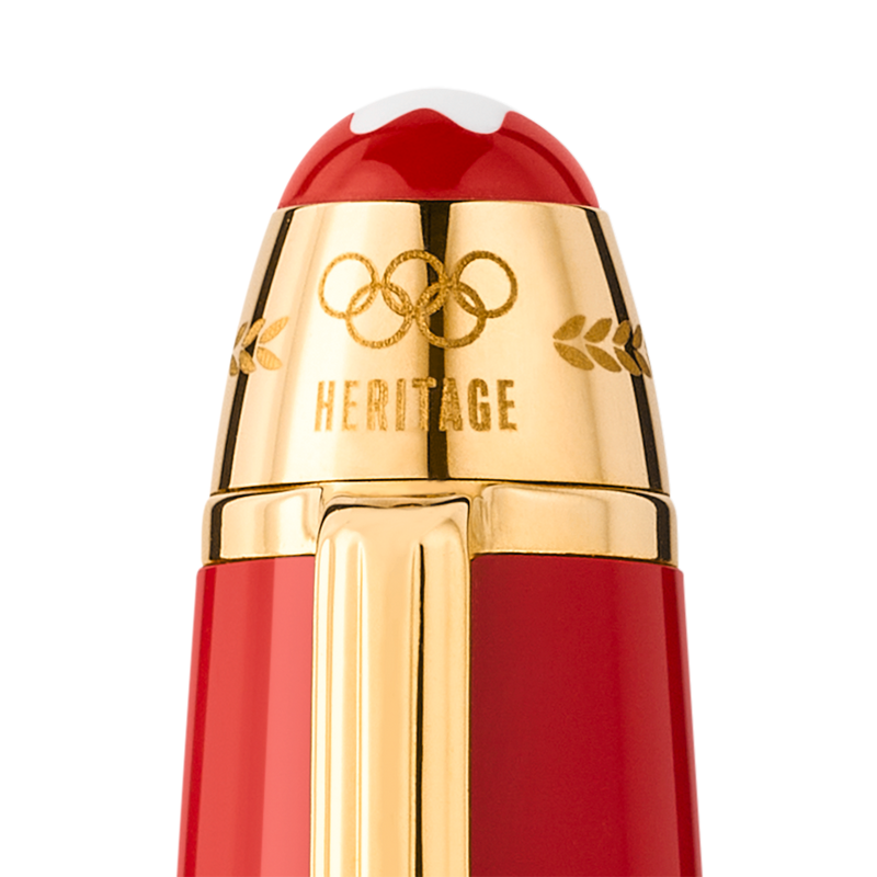 MONTBLANC OLYMPIC HERITAGE CHAMONIX 1924 LEGRAND FOUNTAIN PEN 131359