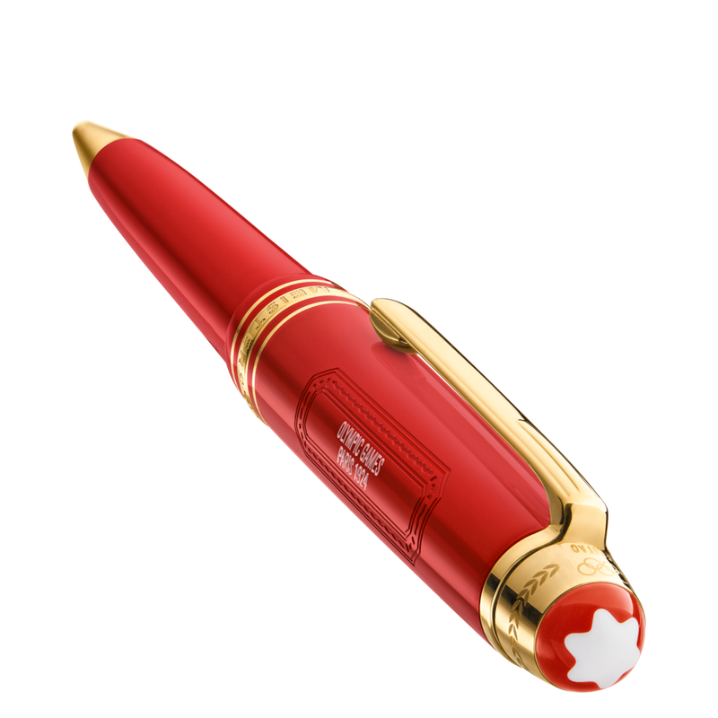MONTBLANC OLYMPIC HERITAGE CHAMONIX 1924 MIDSIZE BALLPOINT 131361 MONTBLANC OLYMPIC HERITAGE CHAMONIX 1924 MIDSIZE BALLPOINT 131361