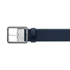 Montblanc Blue/grey 35 mm reversible leather belt