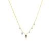 14kt Yellow Gold Dainty Hamsa Necklace