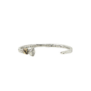 John Varvatos Black Diamond Accent Bracelet