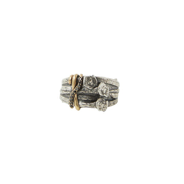 John Varvatos Black Diamond Accent Ring