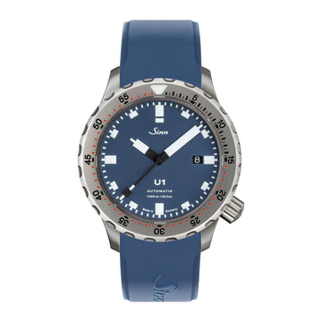 Sinn Diving Watch U1 B 1010.0102 Silicone Deployment