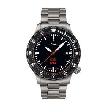 Sinn U50 Hydro SRD Diving Watch 1051.040 H Bracelet