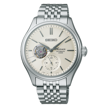 Seiko Presage Classic Series Shiroiro Open heart SPB469
