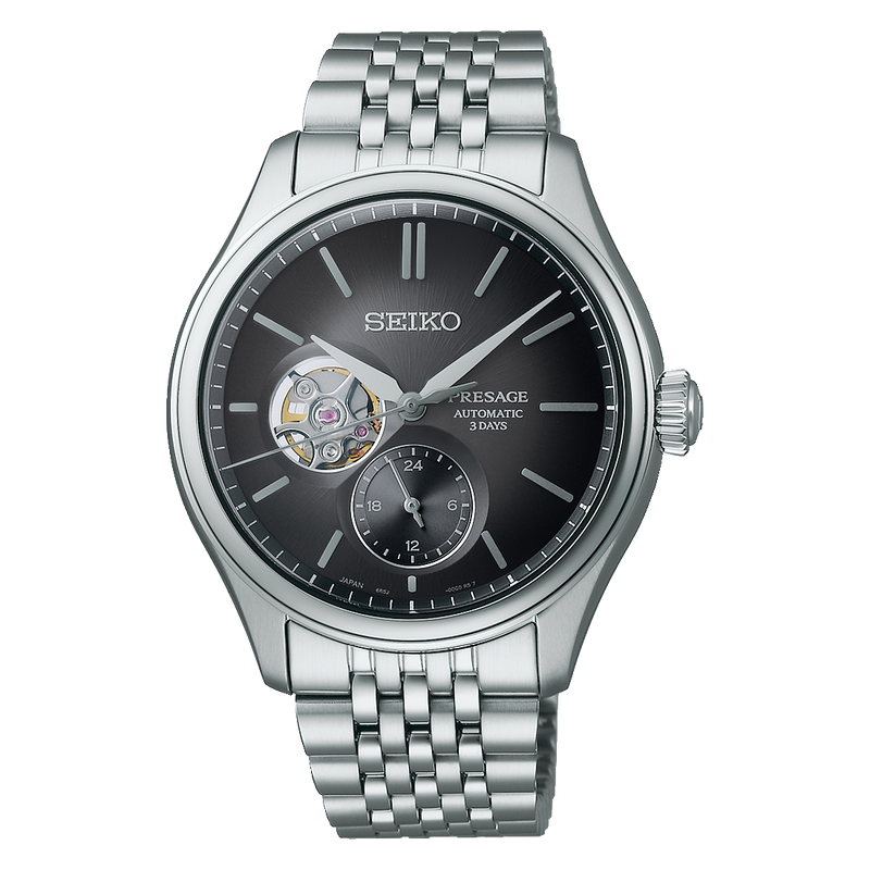 Seiko Presage Classic Series Sumiiro Open heart SPB471