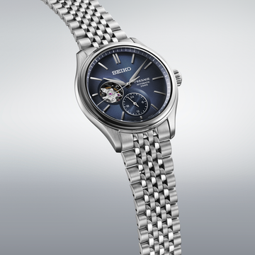 Seiko Presage Classic Series Ai-Iro Blue Open heart SPB527