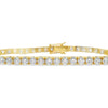 18kt Yellow Gold 8.50ct Diamond Tennis Bracelet