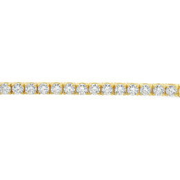 18kt Yellow Gold 8.50ct Diamond Tennis Bracelet