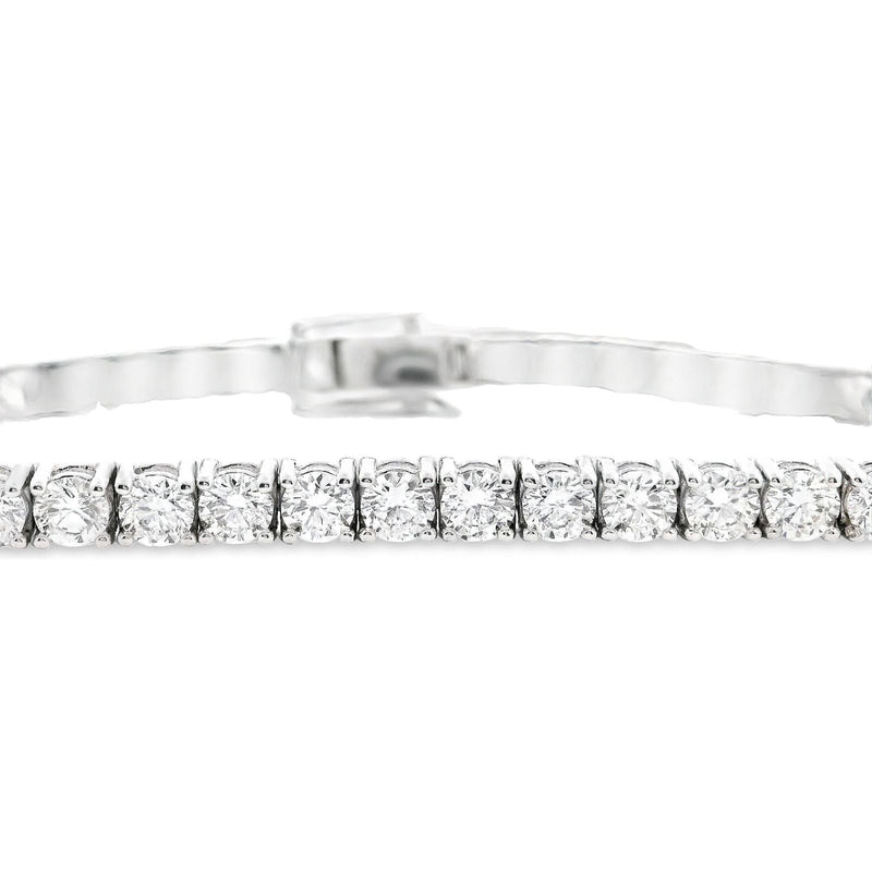 18kt White Gold 8.62ct Diamond Tennis Bracelet