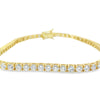 18kt Yellow Gold 4.65ct Diamond Tennis Bracelet