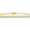 18kt Yellow Gold 7.53ct Diamond Tennis Bracelet