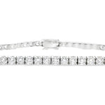 18kt White Gold 7.53t Diamond Tennis Bracelet