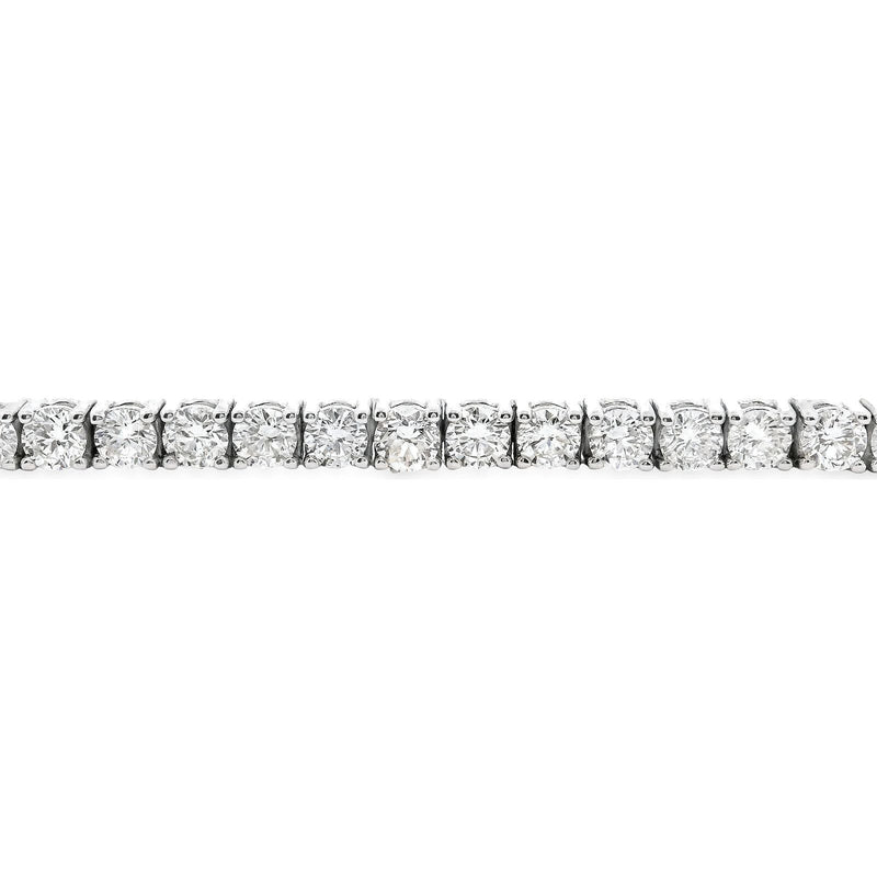 18kt White Gold 7.53t Diamond Tennis Bracelet