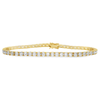 18kt Yellow Gold 5.52ct Diamond Tennis Bracelet