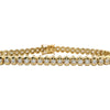 18kt Yellow Gold 3.45ct Diamond Tennis Bracelet