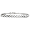 18kt White Gold 3.45ct Diamond Tennis Bracelet