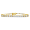 18kt Yellow Gold 9.97ct Diamond Tennis Bracelet