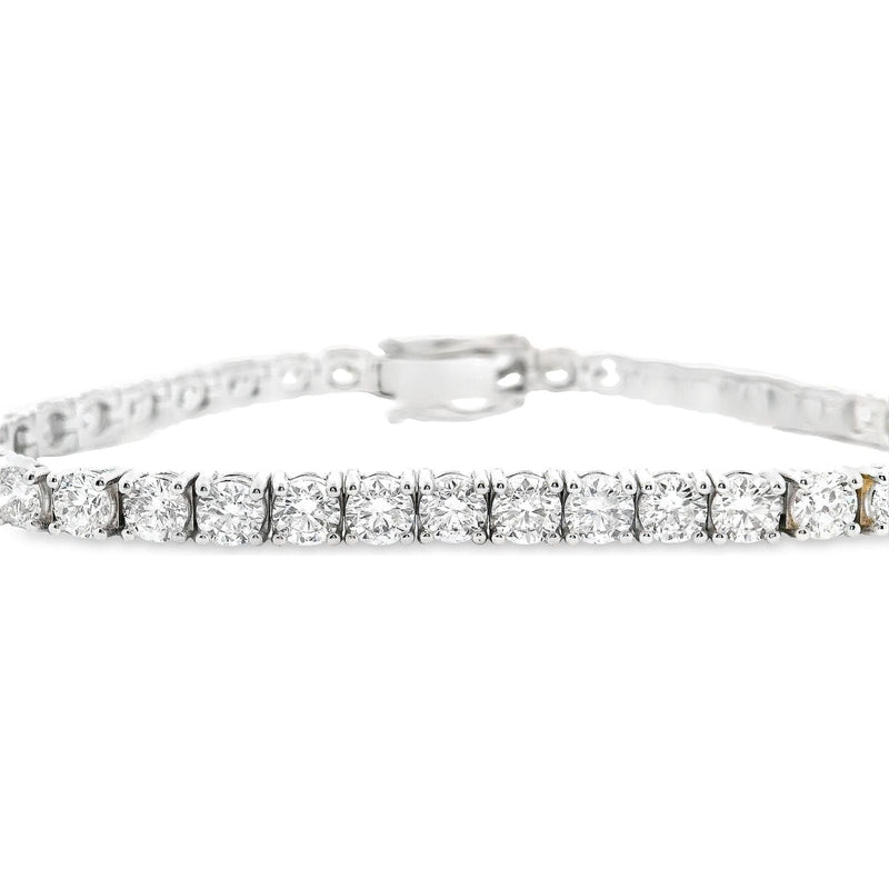 18kt White Gold 9.97ct Diamond Tennis Bracelet