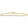 18kt Yellow Gold 2.58ct Diamond Tennis Bracelet