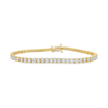 18kt Yellow Gold 4.78ct Diamond Tennis Bracelet