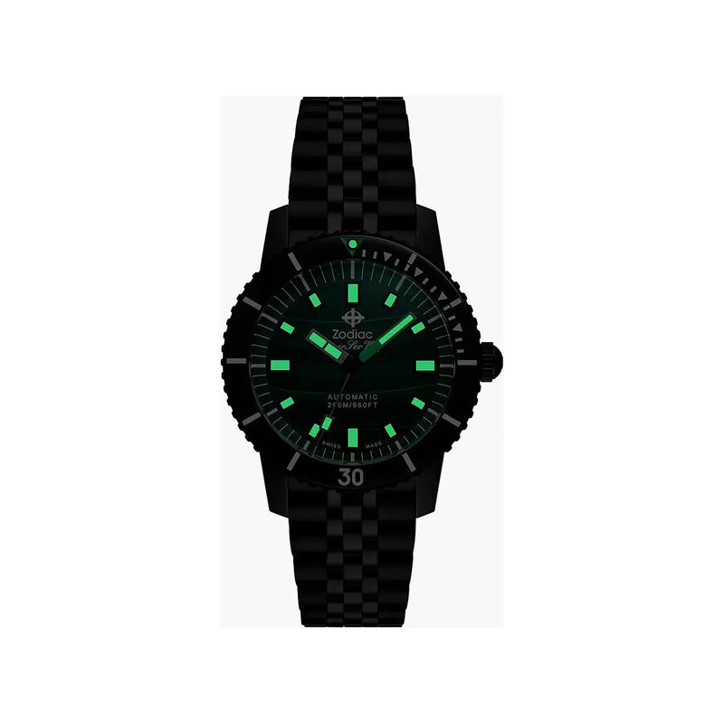 Zodiac Compression Diver Malachite Watch ZO9314