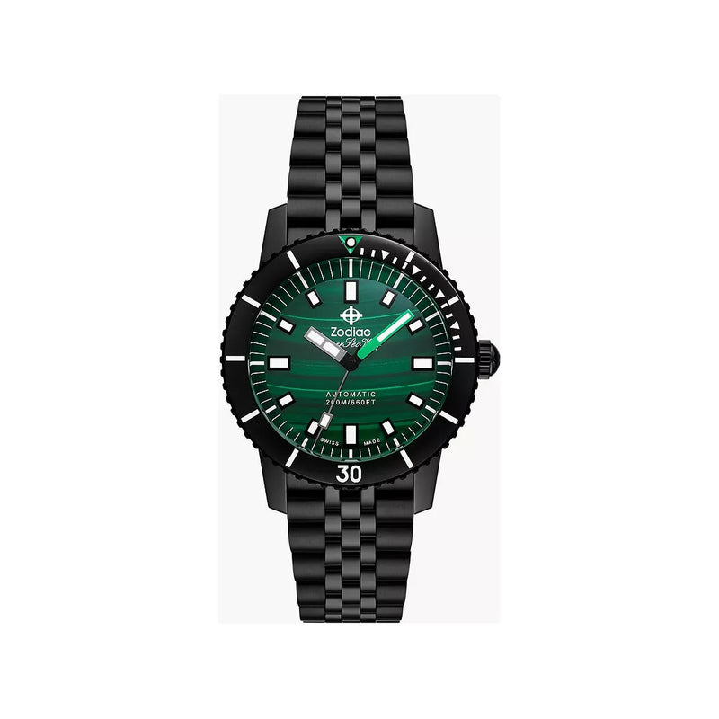 Zodiac Compression Diver Malachite Watch ZO9314