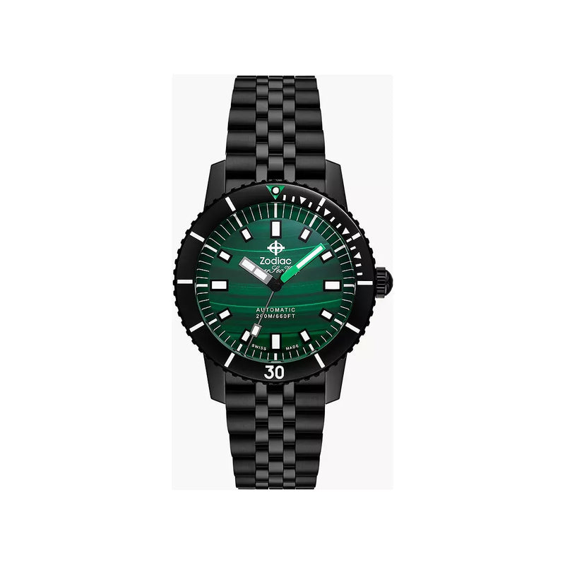 Zodiac Compression Diver Malachite Watch ZO9314 – Classic Creations Zodiac Compression Diver Malachite Watch ZO9314 – Classic Creations