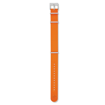 Zodiac 20mm Orange Rubber Field Strap ZOS1013