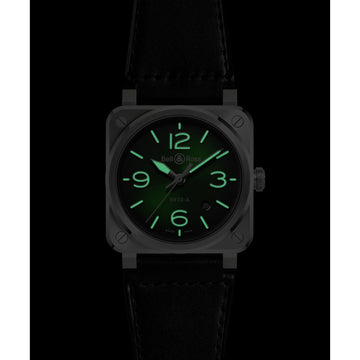 Bell & Ross BR 03 Green Steel BR03A-GN-ST/SCA