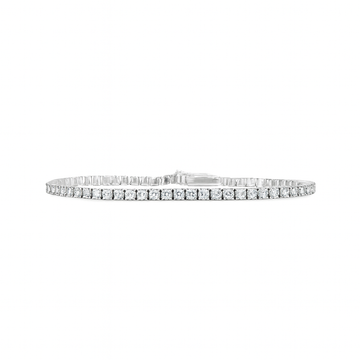 14kt White Gold 5.31ct Diamond Tennis Bracelet