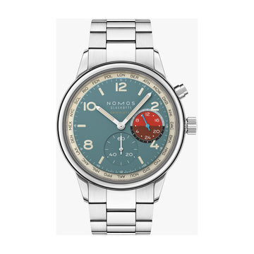 NOMOS Glashütte Club Sport Neomatik Worldtime Glacier 790.S4