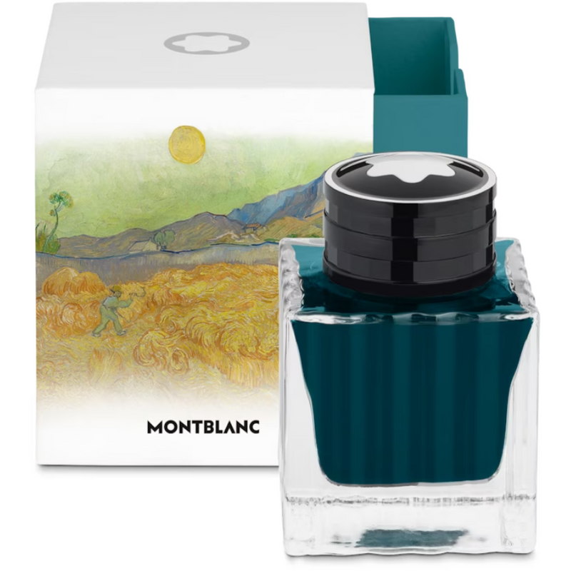 Montblanc Ink bottle 50ml turquoise Homage to Vincent Van Gogh 130286