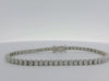 18kt White Gold 4.78ct Diamond Tennis Bracelet