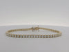 18kt Yellow Gold 3.87ct Diamond Tennis Bracelet