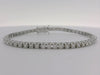 18kt White Gold 3.31ct Diamond Tennis Bracelet