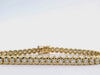 18kt Yellow Gold 3.45ct Diamond Tennis Bracelet