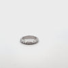 18kt White Gold Rounded Gypsy Set Diamond Gypsy Ring