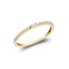 10kt Gold Baguette Stacker Ring
