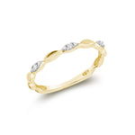 10kt Gold Marquise Diamond Stacker Ring