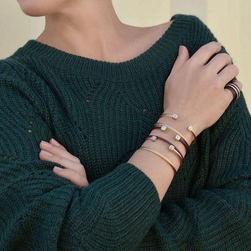 18kt Stainless Steel Split Bangle