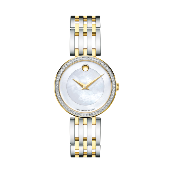 Movado two tone diamond watch 2025