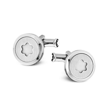Round Montblanc Emblem Starwalker Cufflinks