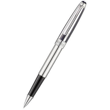 Meisterstuck Solitaire Silver Fibre Guilloche Rollerball Pen