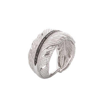 Michael Aram Feather Cuff Diamond Ring