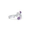 Michael Aram Enchanted Forest Amethyst and Diamond Ring