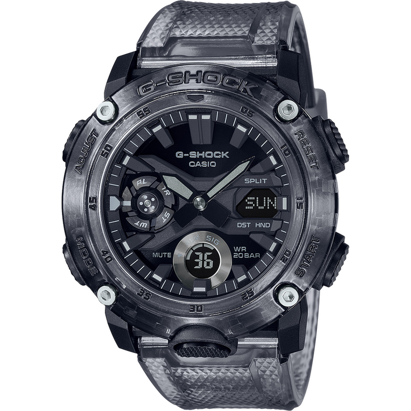 G-Shock Grey Skeleton Transparent Pack Series GA2000SKE-8A