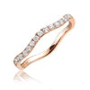 14kt Gold Diamond Wavy Ring